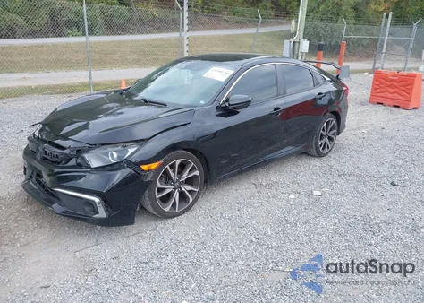 2019 Honda Civic Sport из США, поврежденный, VIN 2HGFC2F84KH605925